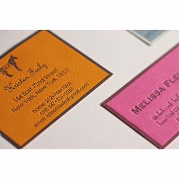 zebra business card