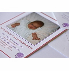 Zinnia Holiday Card