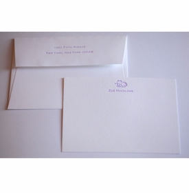Zoe Frog Kid's Stationery
