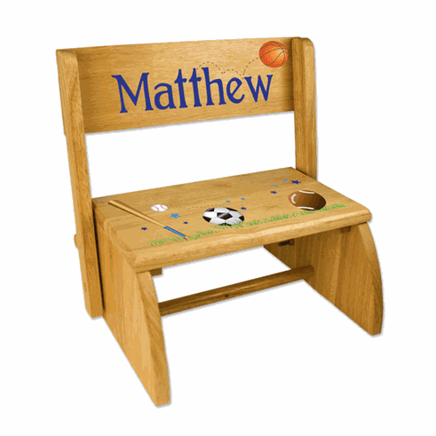 Childs Wood Flip Stool