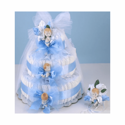Diaper Cake Delight-Blue