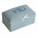 Gingham Check Personalized Baby Keepsake Box - Small