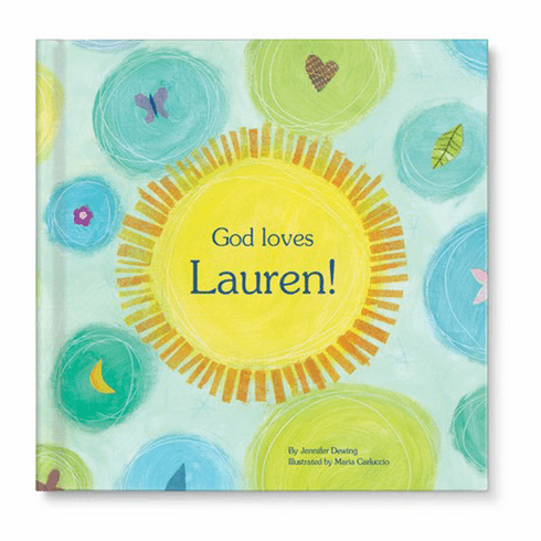 God Loves You! Personalized Book - Hardcover