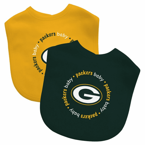 Green Bay Packers NFL Baby Bibs 2-Pack
