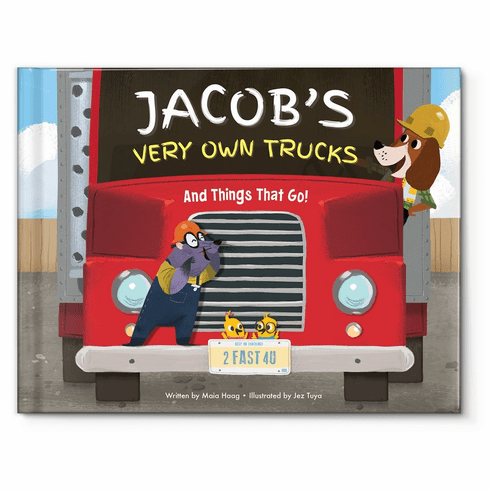 My Very Own Trucks Personalized Book - Hardcover