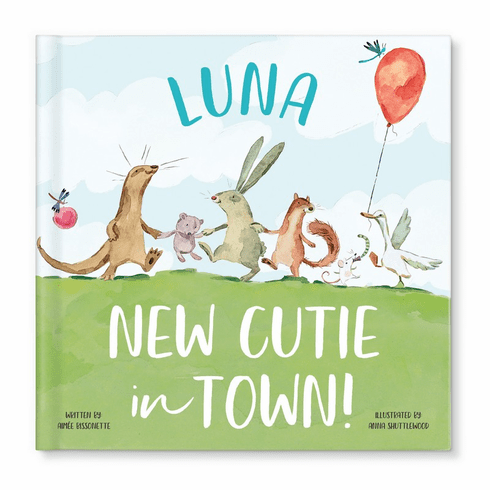 New Cutie in Town Personalized Book - Hardcover