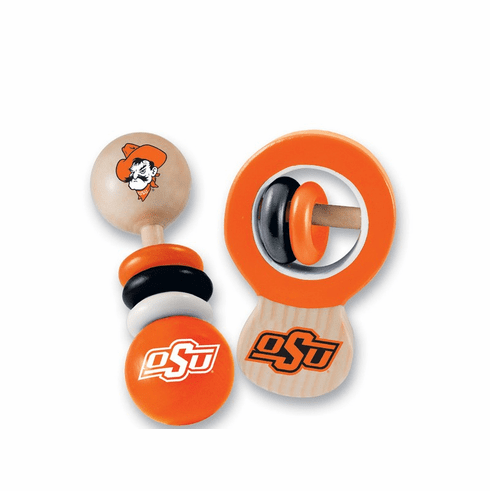 Oklahoma State Cowboys NCAA Wood Rattle 2-Pack