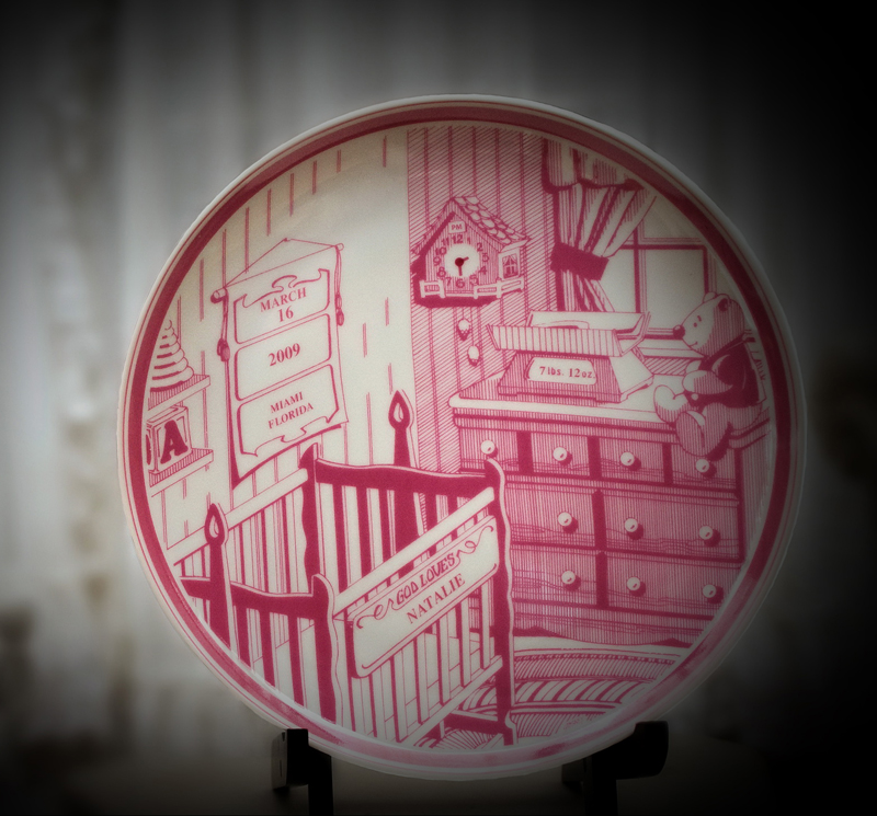Personalized Baby Keepsake Plate