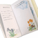 Personalized Baby�s First Bible In Microstripe Cotton with Large Cross
