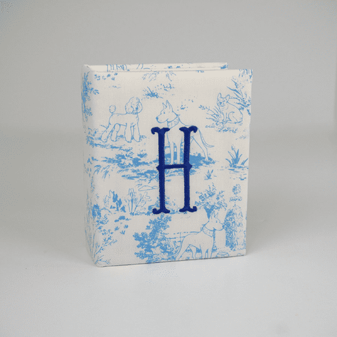 Personalized Heirloom Hardbound Photo Album - Hounds Toile Small