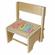 Personalized Maple Double Name Flip Stool