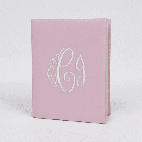 Personalized Medium Hardbound Album In Malibu Cotton Poplin
