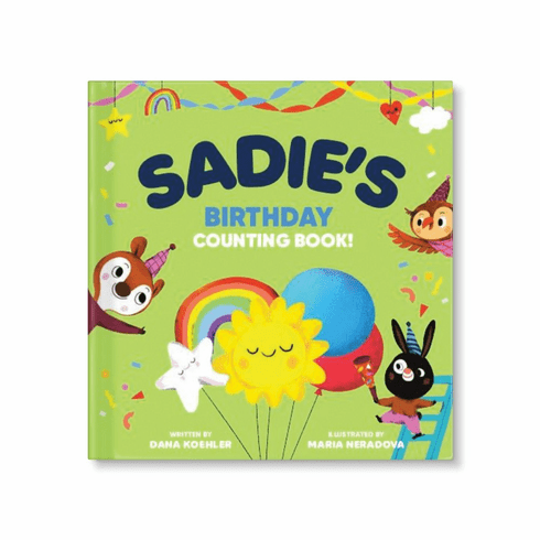 Personalized My Birthday Counting Board Book