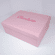 Personalized Seersucker Check Cotton Large Baby Keepsake Box