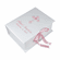 Personalized Shantung Medium Baby Keepsake Box with Cross