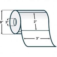 Zebra 10011703 3 x 2 in. Z-Ultimate 3000T White Synthetic Polyester Labels, 2950 Labels/Roll, 3-Core, 8-OD, Perforated, 4 Rolls/Case. Compatible Printers: Tabletop Printers.