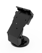 Havis 367-6076 Round Base Metal Locking Stand with EMV Card Clearance for Verifone M424 Payment Terminals