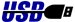 Datalogic 90A052065 USB Cable, Type A, Enhanced, Straight, Power Off Terminal, 2M  (7 ft.) (USB Certified).