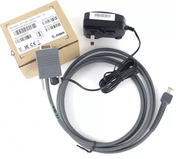 Zebra CBAR01S07PBR RS232 Gilbarco Passport Cable DB9F 7 ft. Straight