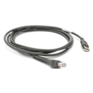 Zebra CBA-U21-S07ZBR USB Cable, 7 ft., Type A, Shielded, Straight