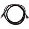 Zebra CBL-CS6-S07-04 USB Cable, CS6080 Cordless Cradle (CR6080-SC100F4WW or CR6080-SC100F4CN) Cable: USB-C (Cradle) to USB-A (Host) Cable, 7 ft. (2.1m), Straight - Midnight Black