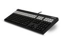 Cherry G86-71410EUADAA LPOS Black QWERTY MSR - Black 17" USB Keyboard with 3-TRK MSR