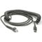 Datalogic 90A052066 Enhanced USB Cable (15 ft, Type A, Coiled, POT). For use with Datalogic Gryphon BarCode Scanners Datalogic 90A052066 Enhanced USB Cable (15 ft, Type A, Coiled, POT). For use with Datalogic Gryphon BarCode Scanners