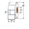 Honeywell 420969 3.00" x 2.00" Thermal Transfer Label, 3" core, 8" od, perfed.   2,900 labels/roll, 8 rolls/case.    For use with Honeywell Datamax/Zebra Tabletop Printers. Recommended Datamx Ribbons: GPR+, PGR+, PGR-A, SDR-A