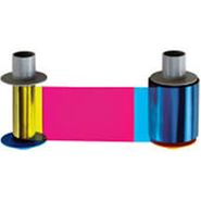 Fargo 045029 ECO YMCKO Half Panel Ribbon (with Cleaning Roller - 350 Images) .   For use with the Fargo DTC1000/1250E/C50  Card Printers.