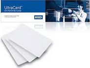 Fargo 081759 CR80 10 Mil UltraCard PVC Cards | Proximity & Smart Card Apps | Adhesive Paper-backed Cards, 500 Count, Color: White