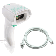 Datalogic GD4620-HCK1-HD Gryphon I GD4620, Kit, 2D, High Density, Single-sensor, 5VDC, USB-only, White HC (Kit includes Scanner and USB Cable 90A052278)