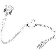 Honeywell 52-52559-N-3-FR Cable: USB, Color: Black, Type A, 5V, 2.9m (9.5) straight.   Host power with Ferrite.  For use with the Vuquest 3320 