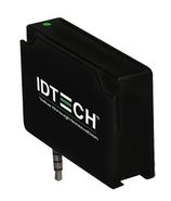 ID Tech IDMR-AB93133 UNIPAY III Headphone Jack Magnetic Stripe Reader TRK 1-III, Black.  Visa Ready Certified.