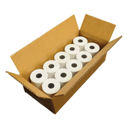 Bond 1 Ply Receipt Paper 3.25" x 165', 50 RPC, 1" Core, 2.75" OD.   For use with Ithaca 150, 150, 50, 90 Plus and Axiohm 721