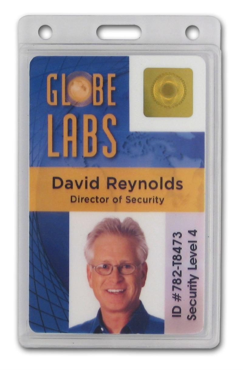 Laminex 153179 Clear Rigid Plastic Badge Holder, Side Loaded (pack of 100)