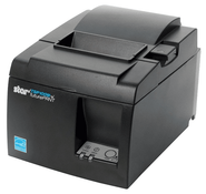STAR  Micronics 39472110 TSP143IIIBi GY US Direct Thermal, Auto-Cutter, Bluetooth iOS, Android and Windows, Color: Dark Gray includes Internal Power Supply.