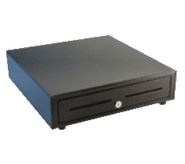 AGP VB484A-BL1616-235 16 x 16 x 4 in. Vasario 9 Pin RS-232 Serial Cash Drawer, Color: Black, Painted Front, 5B/5C, 2 Media Slots, Keyed Alike