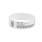 Zebra 10006997K  Wristband, Polypropylene, 0.75x11in (19.1x279.4mm); Direct Thermal, Z-Band Direct, Adhesive closure,  Color: White, 200/cartridge, 6 cartridge/case,  HC100 Printer.   Priced per case.