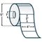 Zebra 18950 4 x 2 in., Z-Ultimate 3000T White Synthetic Polyester Labels 1-Core, 5-OD, 1340 Labels/Roll, 4 Rolls/Case, Perforated.  Priced per case.  Compatible Printers: Tabletop Printers    