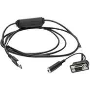Zebra 25-58925-02R DS457 USB Cable 6 ft. Straight Beeper with Trigger.