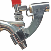 SLIDE-ON CHROME 304 FAUCET LOCK      