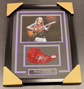 Billy Strings Autographed Authentic Pickguard 8x10 Framed Photo BAS Beckett HOLO