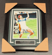 John Mcenroe Signed Authentic Autographed Framed 8x10 Tennis Photo Jsa Coa