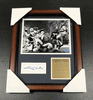 JOHNNY UNITAS #1 Autographed Cut REPRINT Framed 8x10 Photo BALTIMORE COLTS