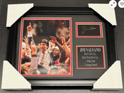 JIM VALVANO LASER ENGRAVED AUTOGRAPHED Facsimile Framed 8x10 Photo Speech
