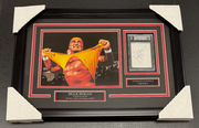 Hulk Hogan Signed Autographed Beckett Authentic Cut BAS Framed 8x10 Photo