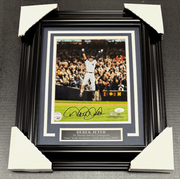 Derek Jeter Final Game Autographed New York Yankees Framed 8x10 Photo JSA Coa