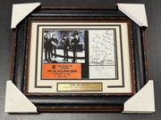 The Beatles Facsimile Autographed Reprint Framed 8x10 Photo Ed Sullivan Show