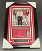 PAUL BEAR BRYANT AUTOGRAPHED ALABAMA BAS BECKETT CUT WITH FRAMED 8X10 PHOTO SLAB