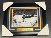Bobby Orr Goal Signed Autographed Framed 8x10 Photo Fanatics Authentic Bruins